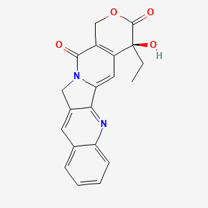 Structural formula for Camptothecin