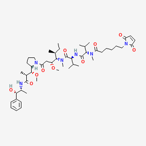 Structural formula for MC-MMAE