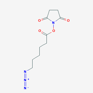 Structural formula for N3-C5-NHS ester