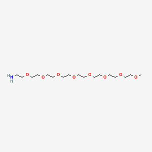 Structural formula for m-PEG8-Amine