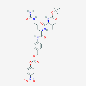 Structural formula for Boc-Val-Cit-PAB-PNP