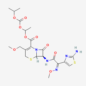 Structural formula for Cefpodoxime proxetil