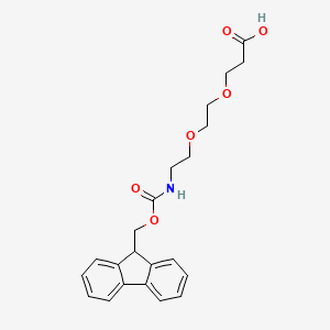 Structural formula for Fmoc-NH-PEG2-CH2CH2COOH