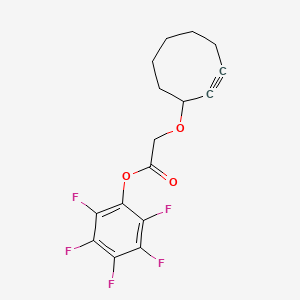 Structural formula for Cyclooctyne-O-PFP ester