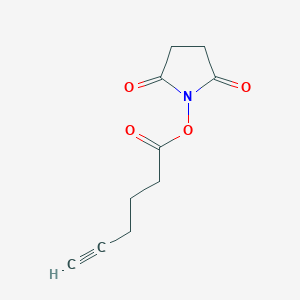 Structural formula for Propargyl-C2-NHS ester