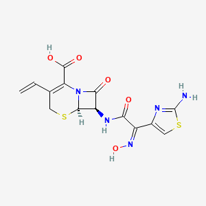 Structural formula for Cefdinir