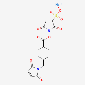 Structural formula for Sulfo-SMCC (sodium)