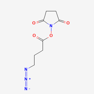 Structural formula for N3-C3-NHS ester