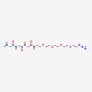 Structural formula for Gly-Gly-Gly-PEG4-azide
